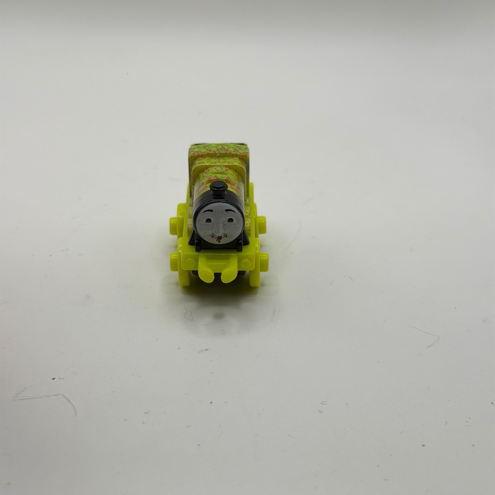 Fisher Price Thomas Friends Minis Henry Neon Green Splatter Pattern Train V15